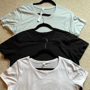 Lululemon, size 10 swiftly tech shirt collection.